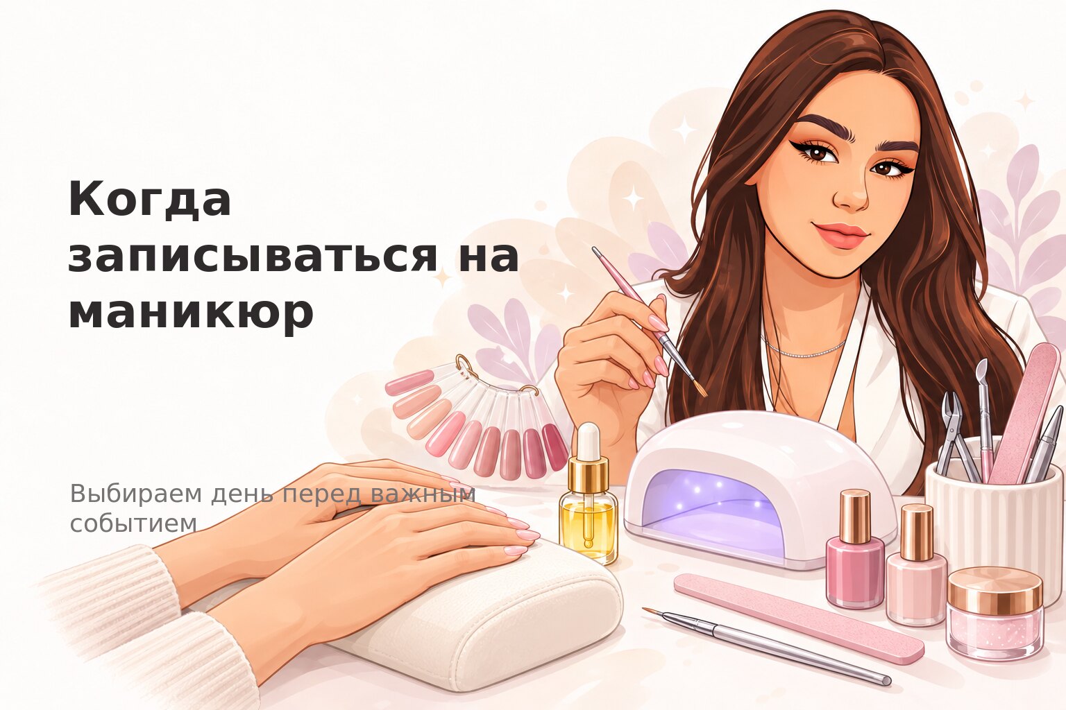 Когда записываться на маникюр в Пензе: как выбрать день перед важным событием