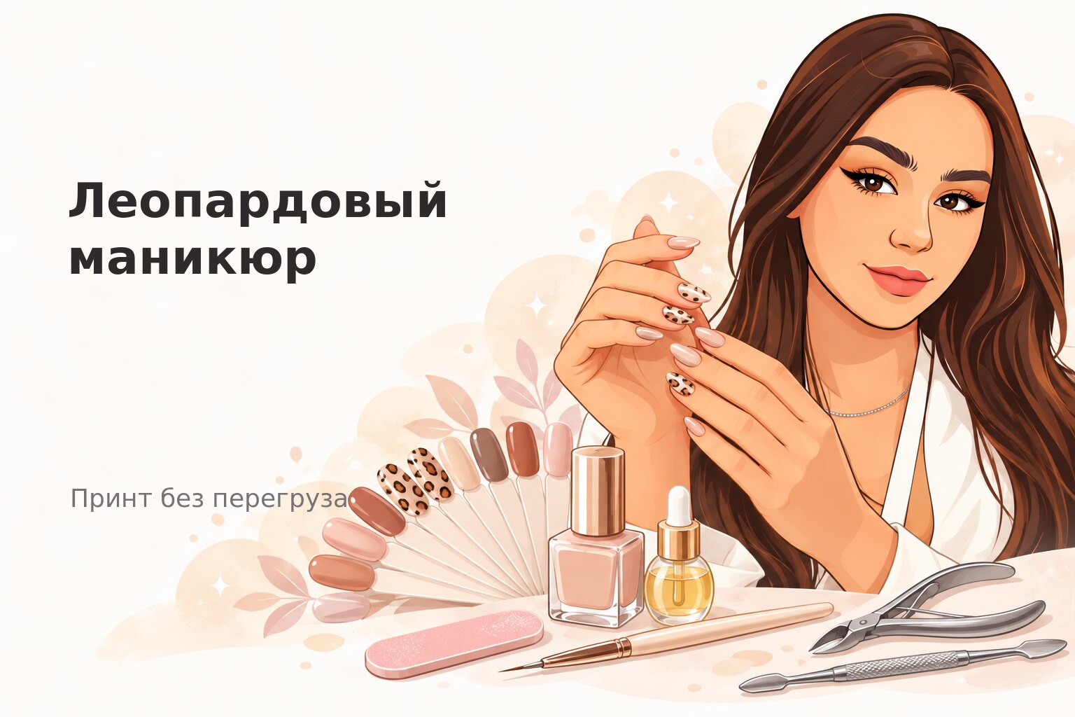 Леопардовый маникюр в Пензе: как выбрать аккуратный принт