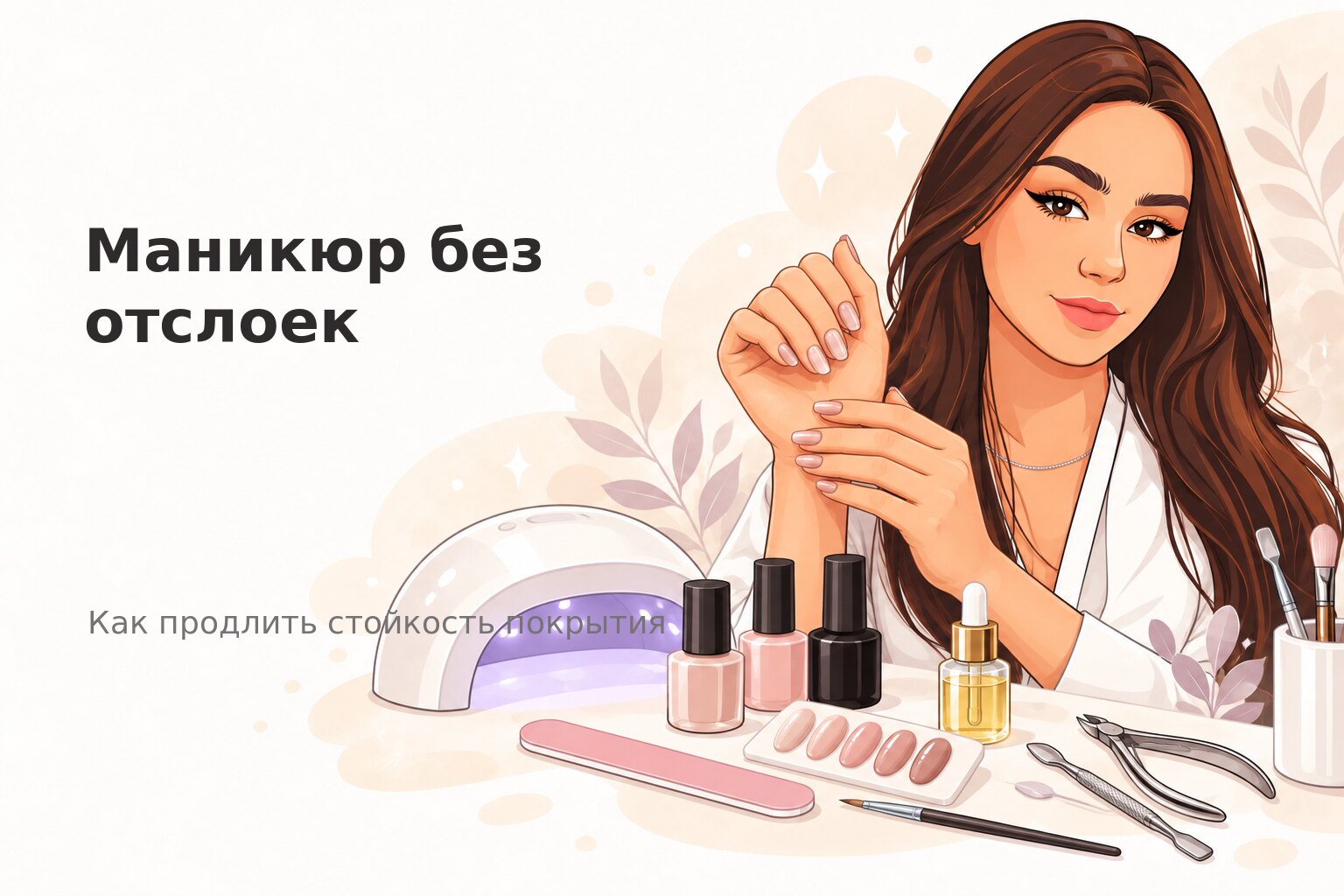 Маникюр без отслоек в Пензе: как продлить стойкость покрытия