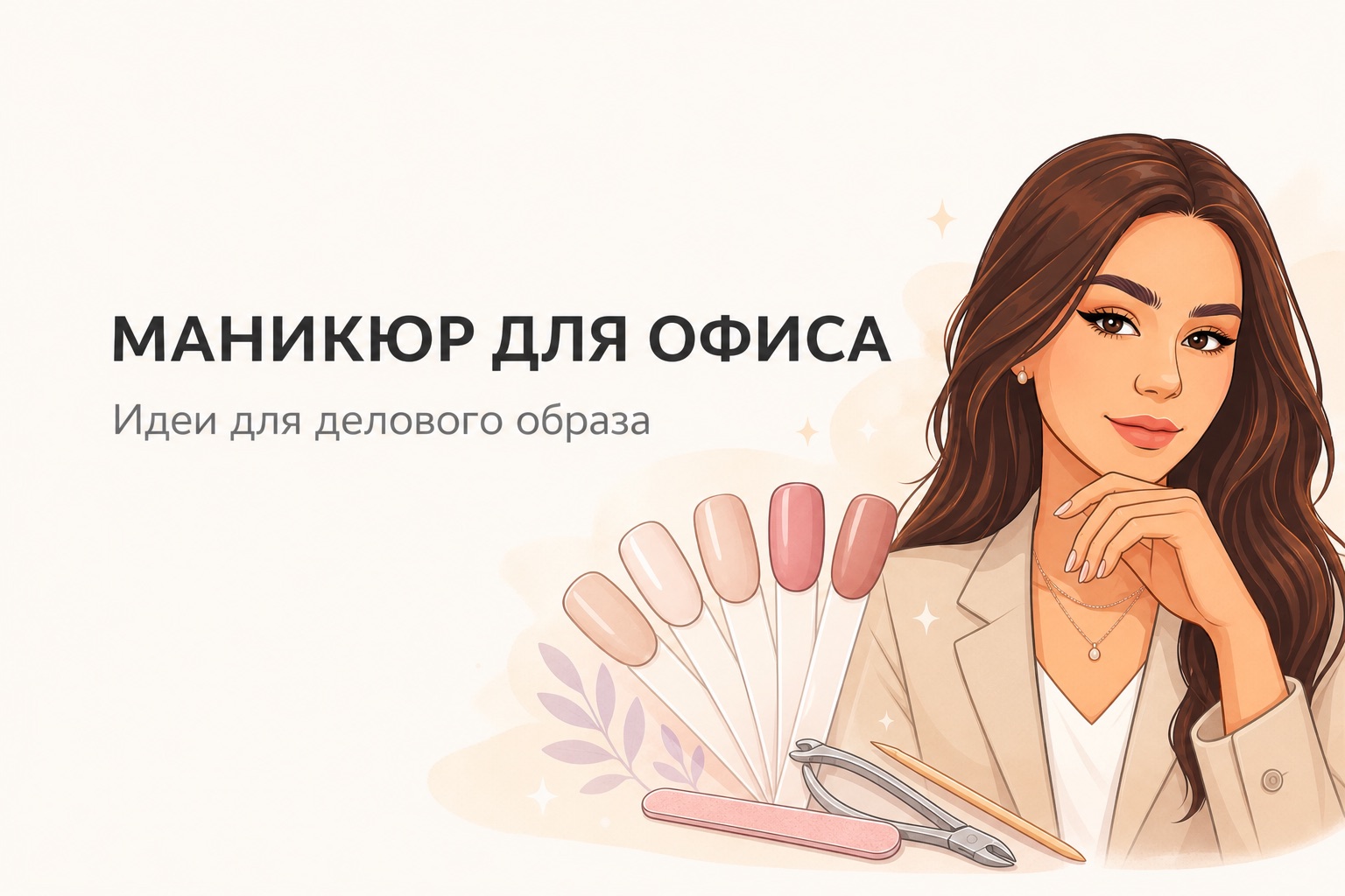 Маникюр для офиса: как выбрать цвет, форму и дизайн под деловой дресс-код