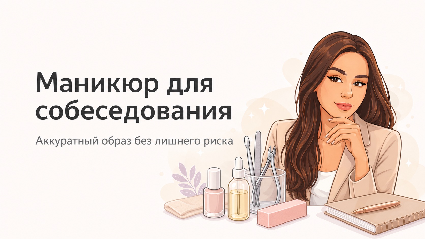 Маникюр для собеседования: как выбрать аккуратный образ без лишнего риска
