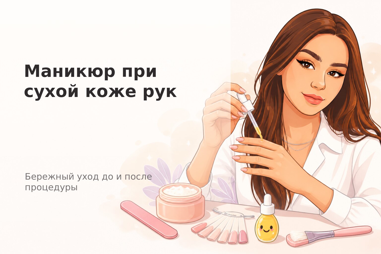 Маникюр для сухой кожи рук в Пензе: как подготовиться к визиту и сохранить аккуратный вид