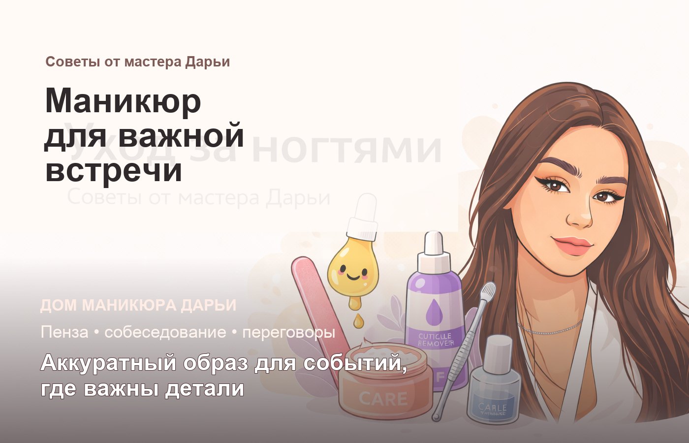 Маникюр для важной встречи: как выбрать цвет, форму и дизайн