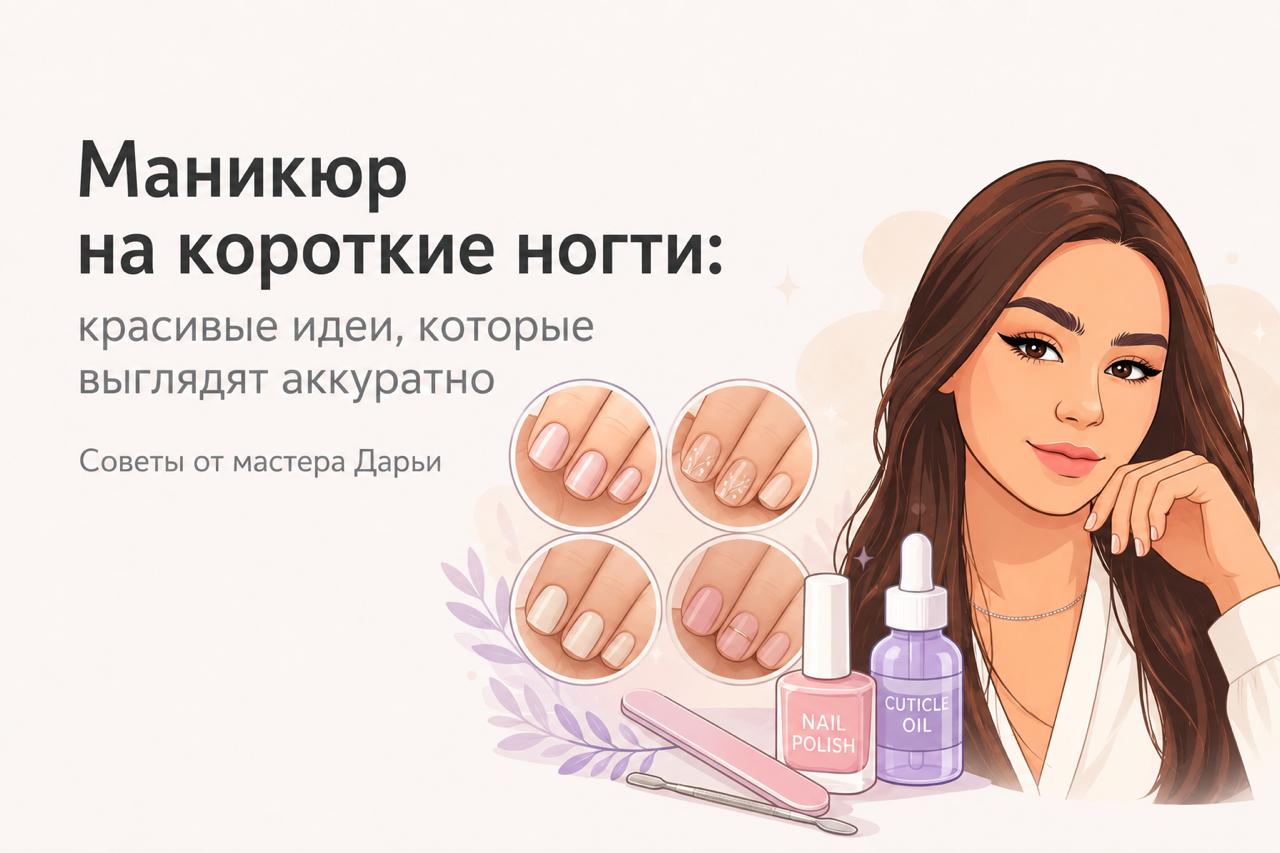 Маникюр на короткие ногти: красивые идеи, которые выглядят аккуратно