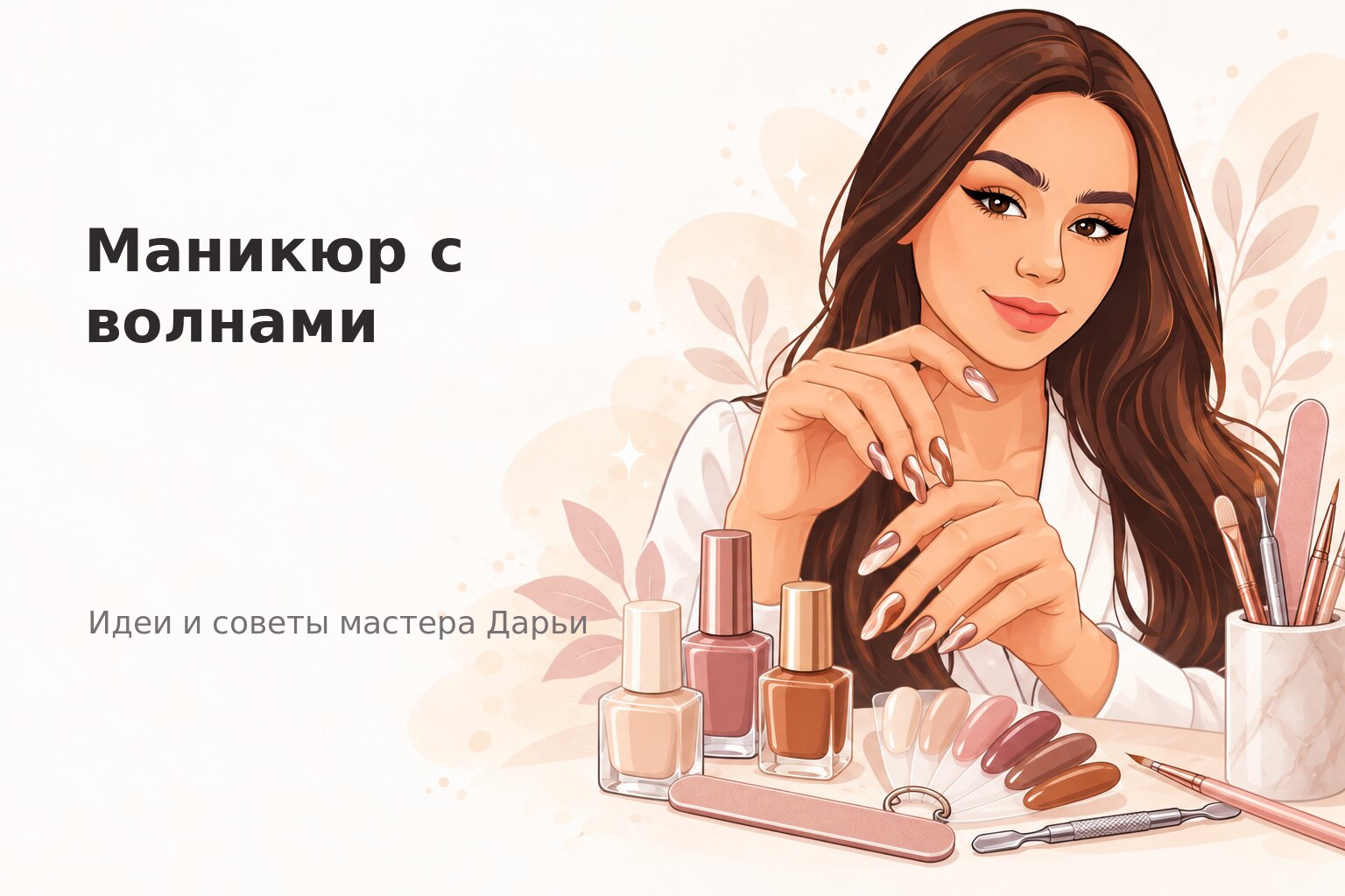 Маникюр с волнами в Пензе: как выбрать плавный дизайн
