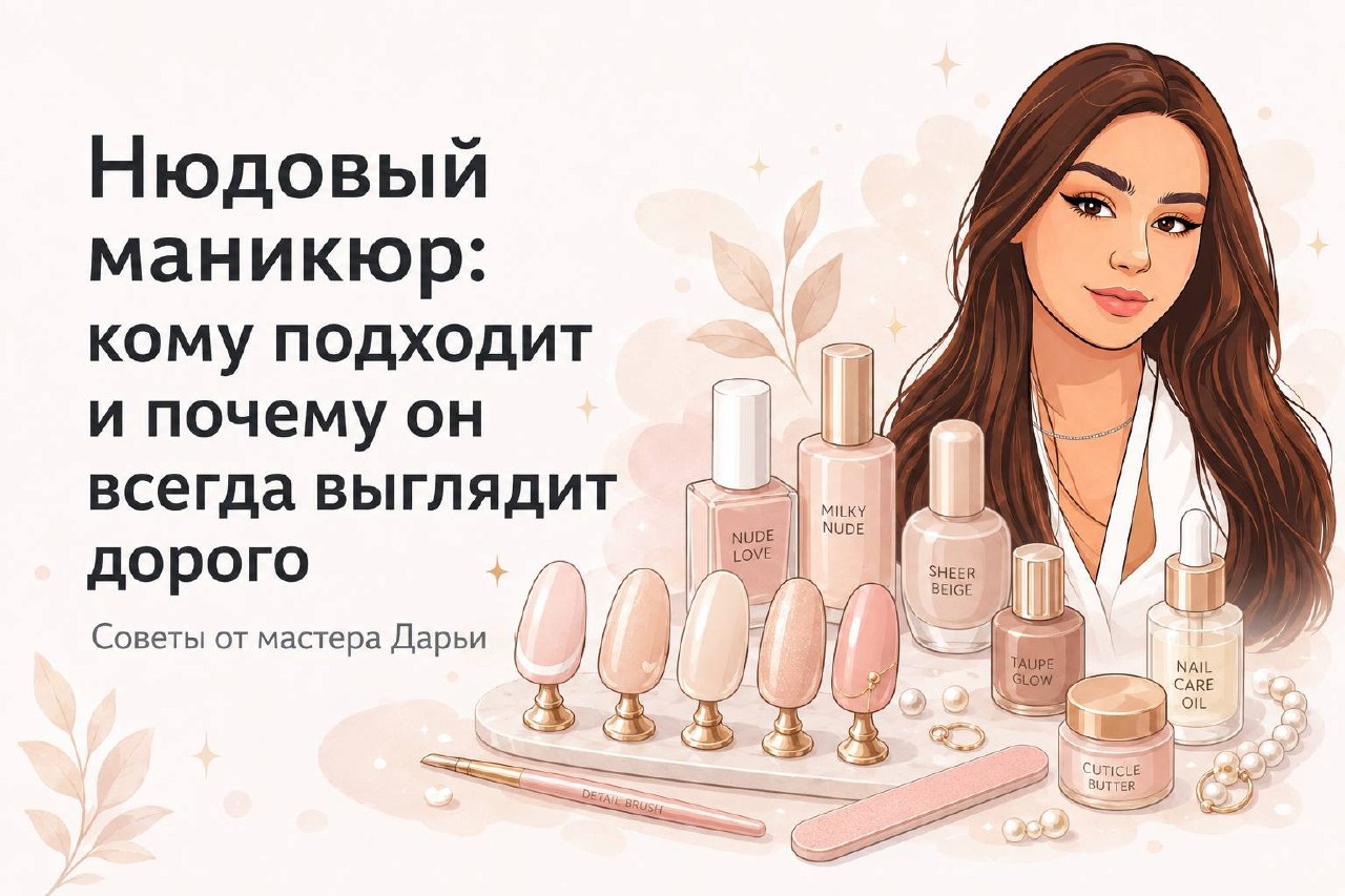 Нюдовый маникюр: кому подходит и почему он всегда выглядит дорого