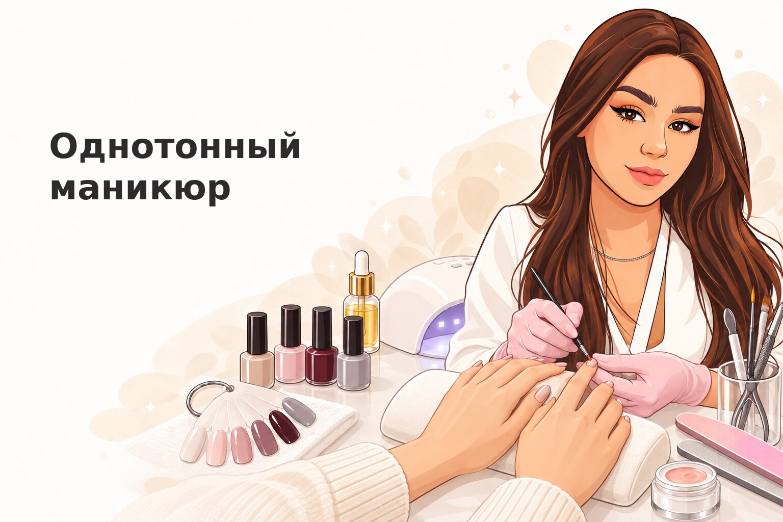 Однотонный маникюр в Пензе: как выбрать цвет, форму и покрытие без скучного эффекта