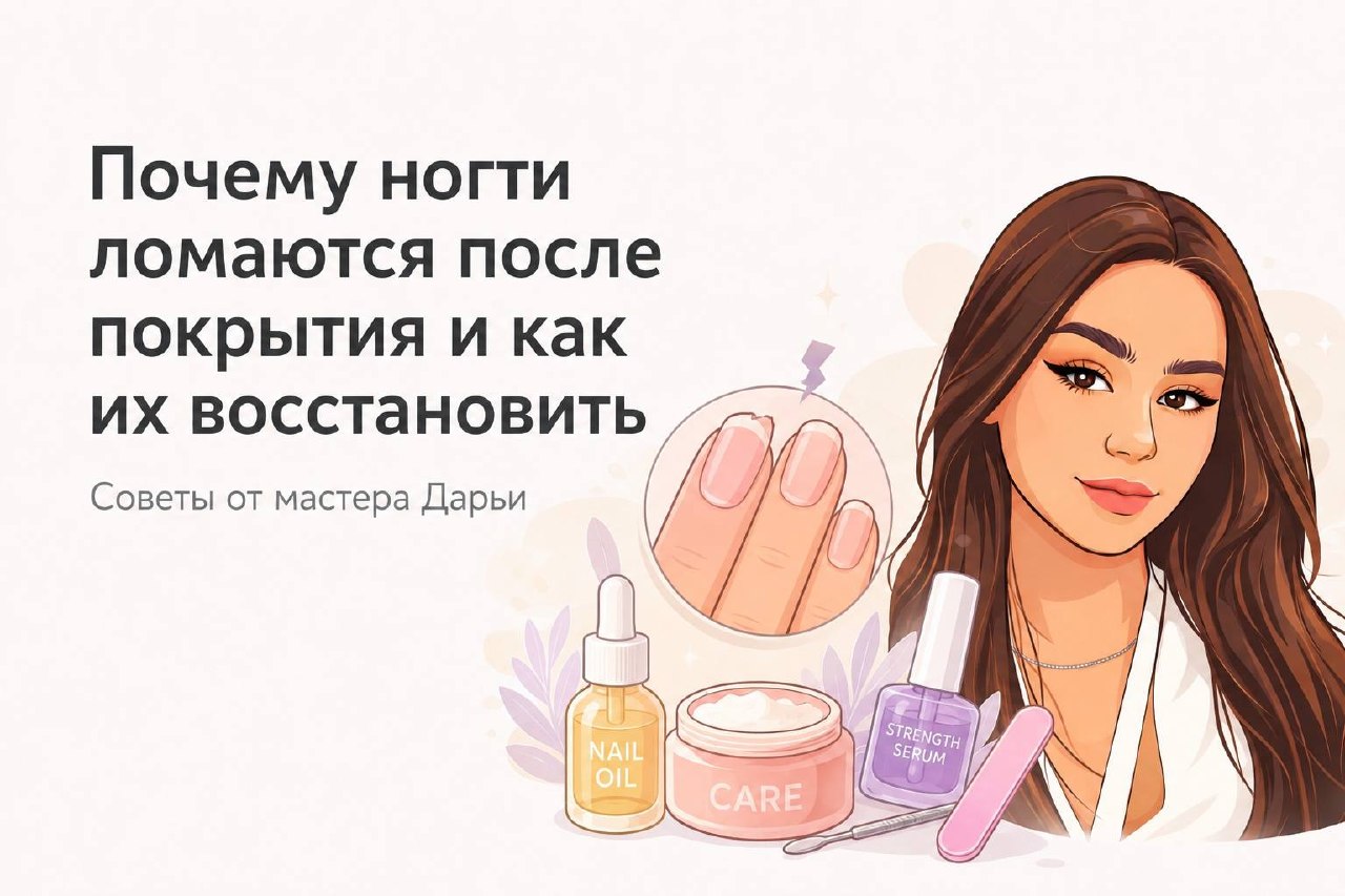 Почему ногти ломаются после покрытия и как их восстановить