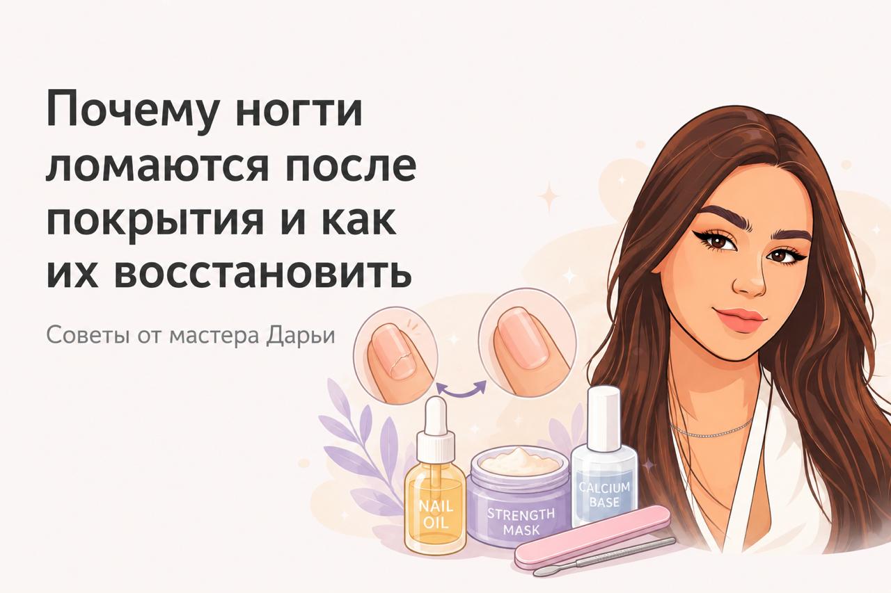 Почему ногти ломаются после покрытия и как их восстановить