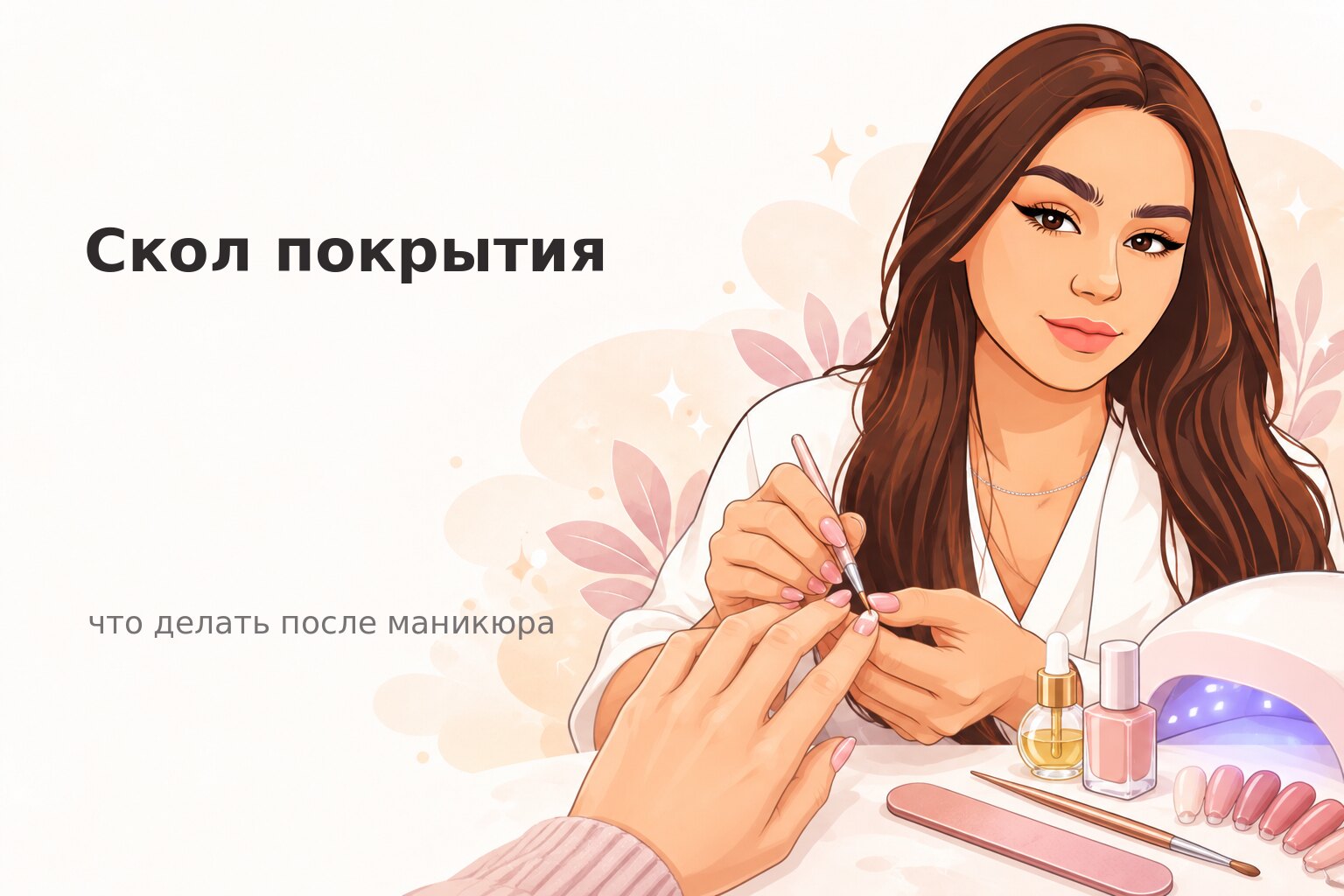 Скол покрытия после маникюра в Пензе: что делать и когда идти на ремонт